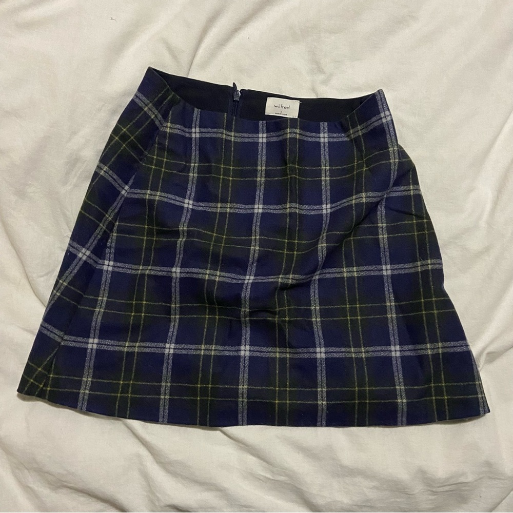 Wilfred New Classic Mini Skirt in Tartan